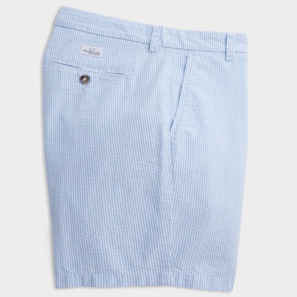 Vineyard Vines Kentucky Derby Seersucker Stretch Breaker Shorts - Picture 4 of 4